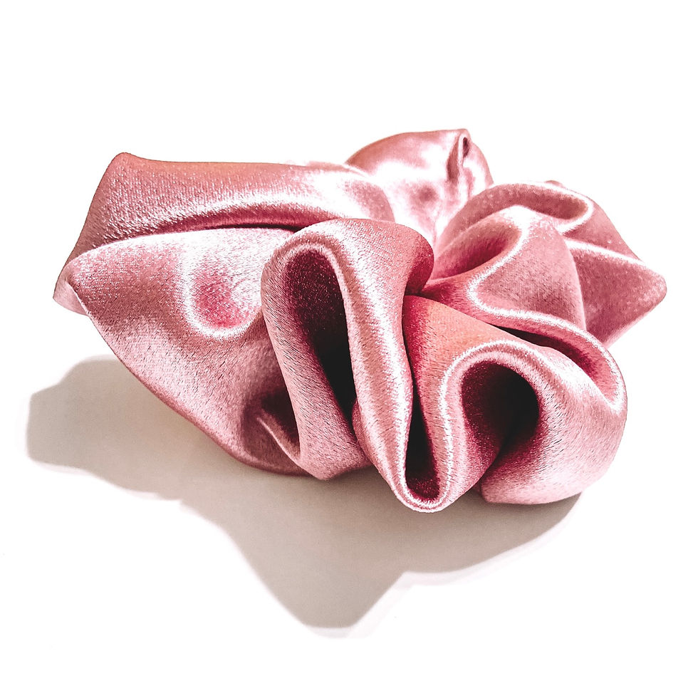 Thumbnail: GOUDEAU Scrunchie- Dark Rose