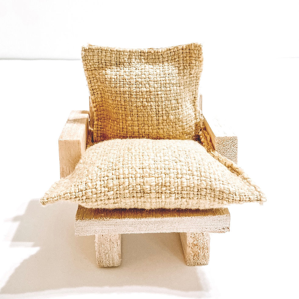 Thumbnail: BALI Dollhouse Sofa Set