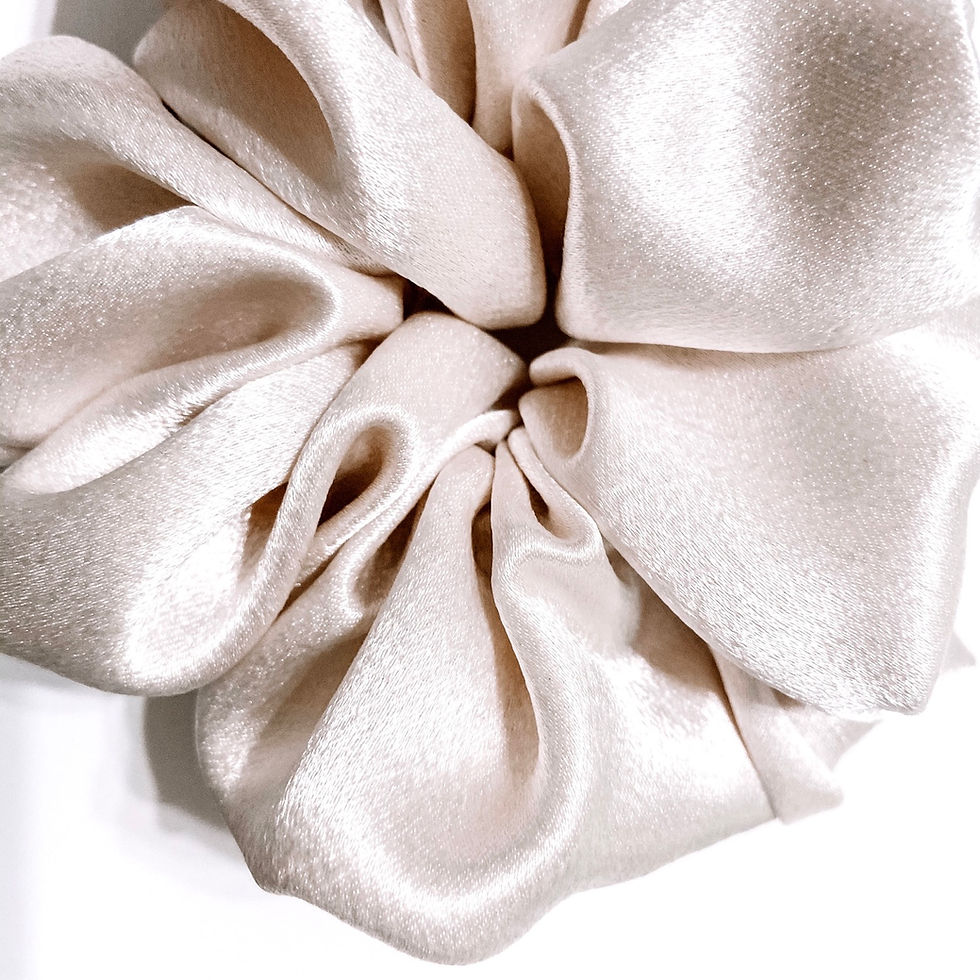 縮圖：G O U D E A U | Scrunchies “Ivory”