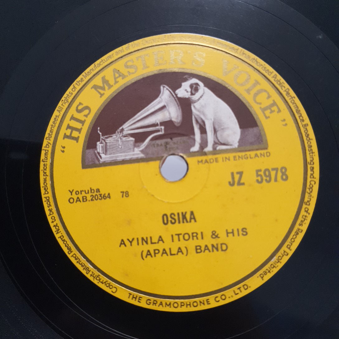 Ayinla Itori & his Aala - Osika [HMV]