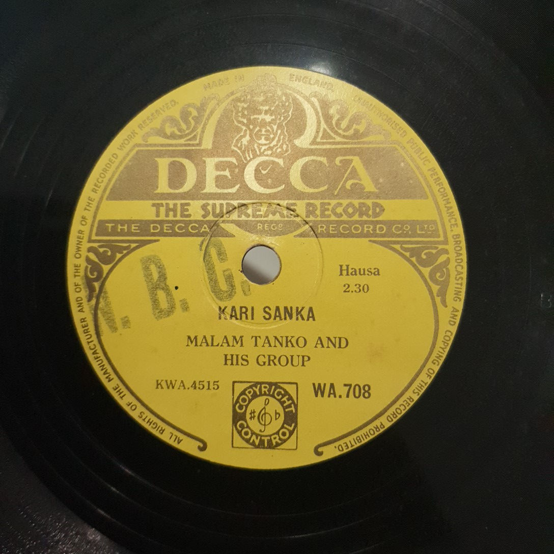 Malam Tank & His Group - Kari Sanka [Decca]