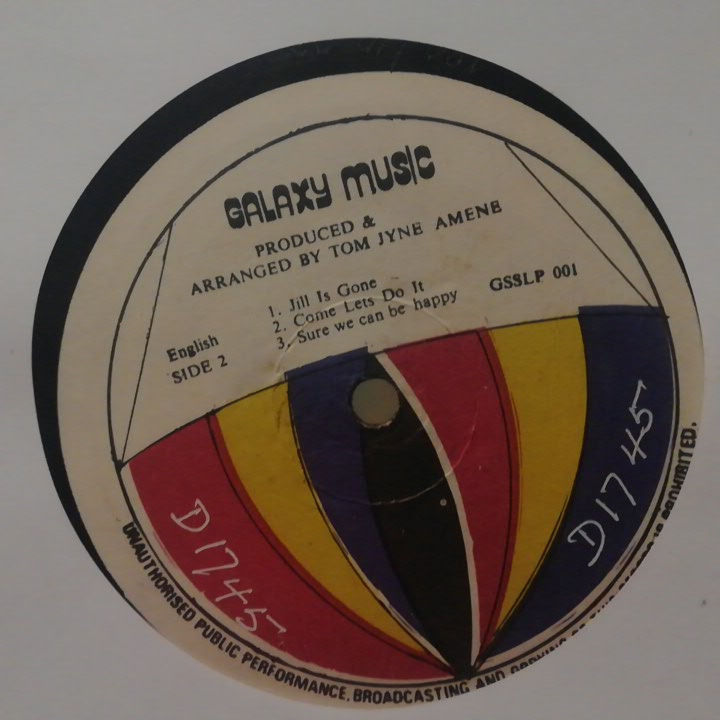 Thumbnail: Tom Jyne Amene ‎– Got To Be Happy [Galaxy Music ‎– GSSLP 001]