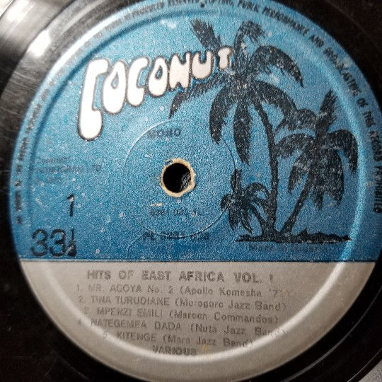 サムネイル： Hits Of East Africa Vol 1 [Coconut]