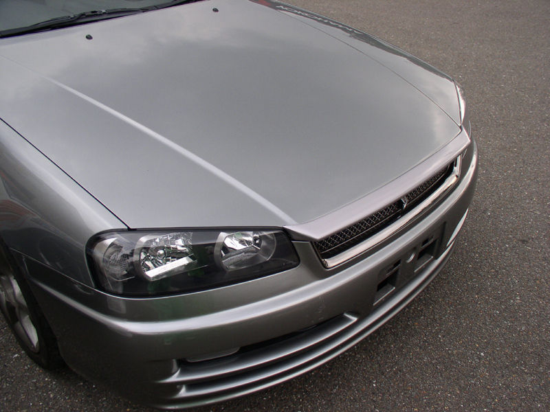 サムネイル： URAS R34 SKYLINE 2DR/4DR BONNET LIP