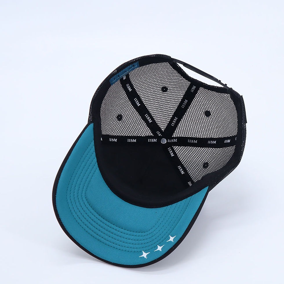 Thumbnail: Trucker cap showing Aqua colour brim