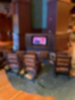 Seating in the lobby for the kiddos while you check in