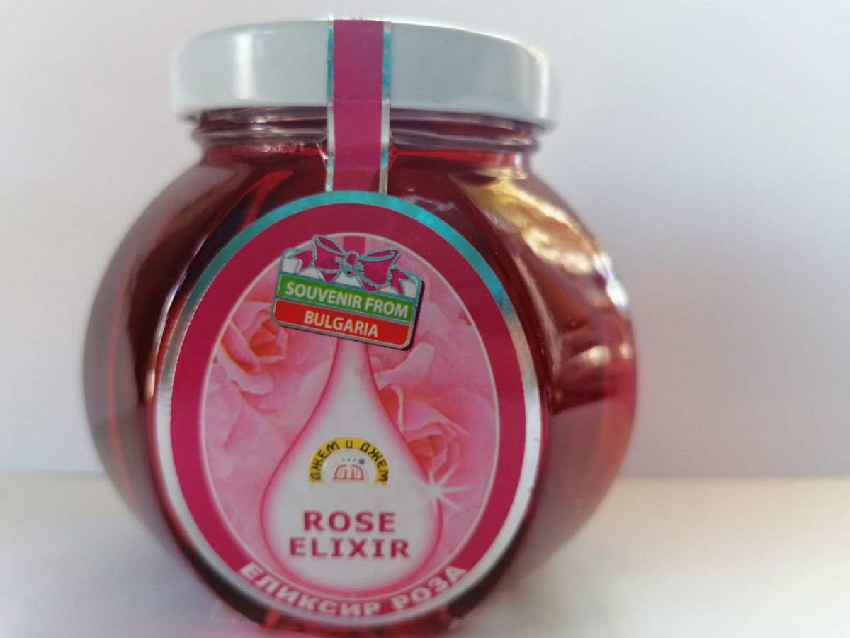 Rosen elixier, Rosenblütenextrakt 250g Rosa 100% Naturell Marmelade