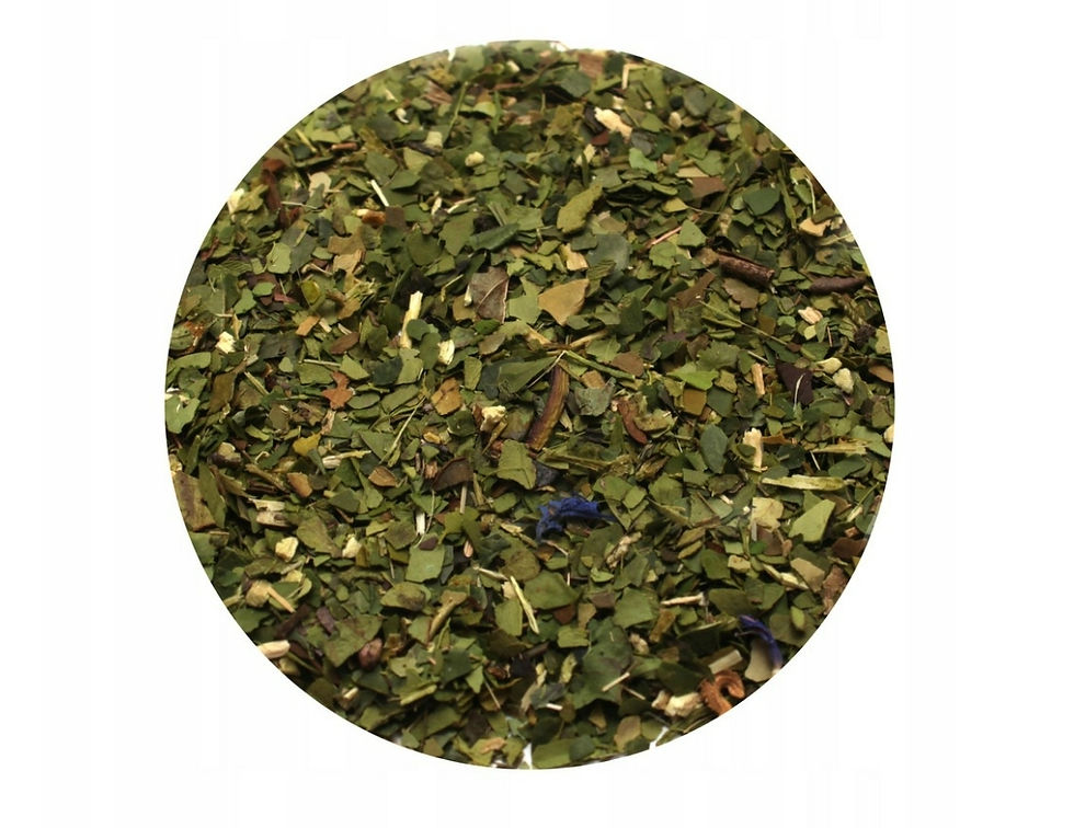 Thumbnail: Yerba Mate Tea MATE GREEN DETOX MAS GUARANA 10 x 100 g 1 Kg