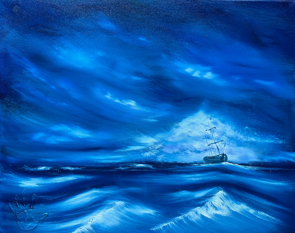Thumbnail: I see the sea, variations 16*20in