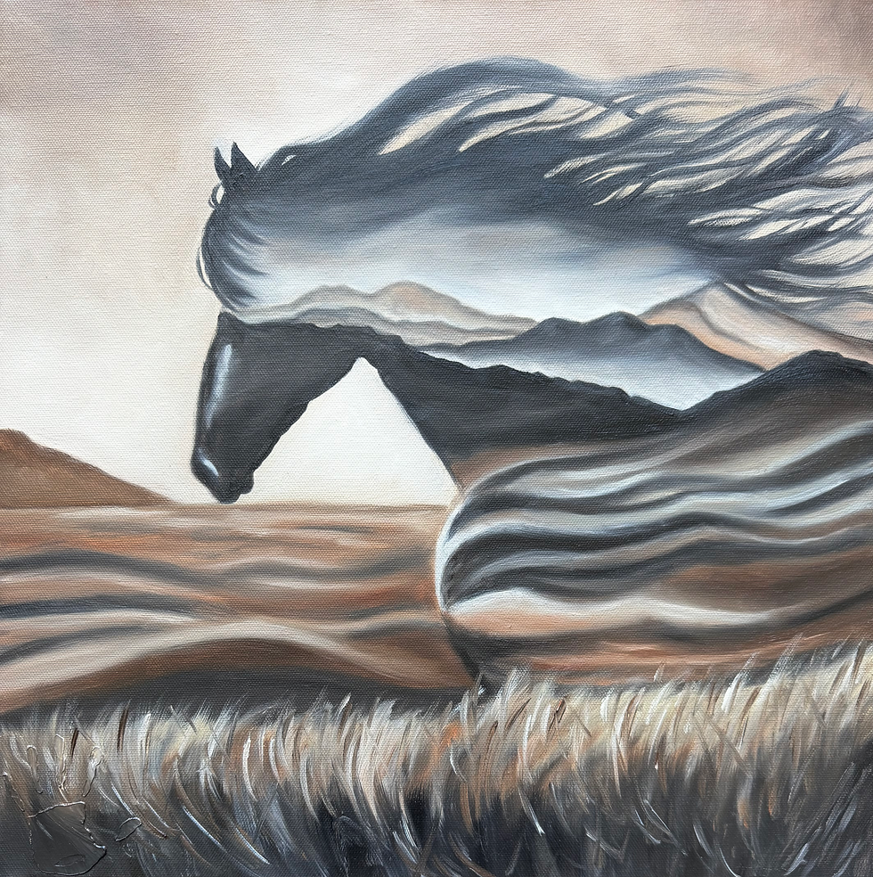 Thumbnail: Freedom of the wind 16*16in