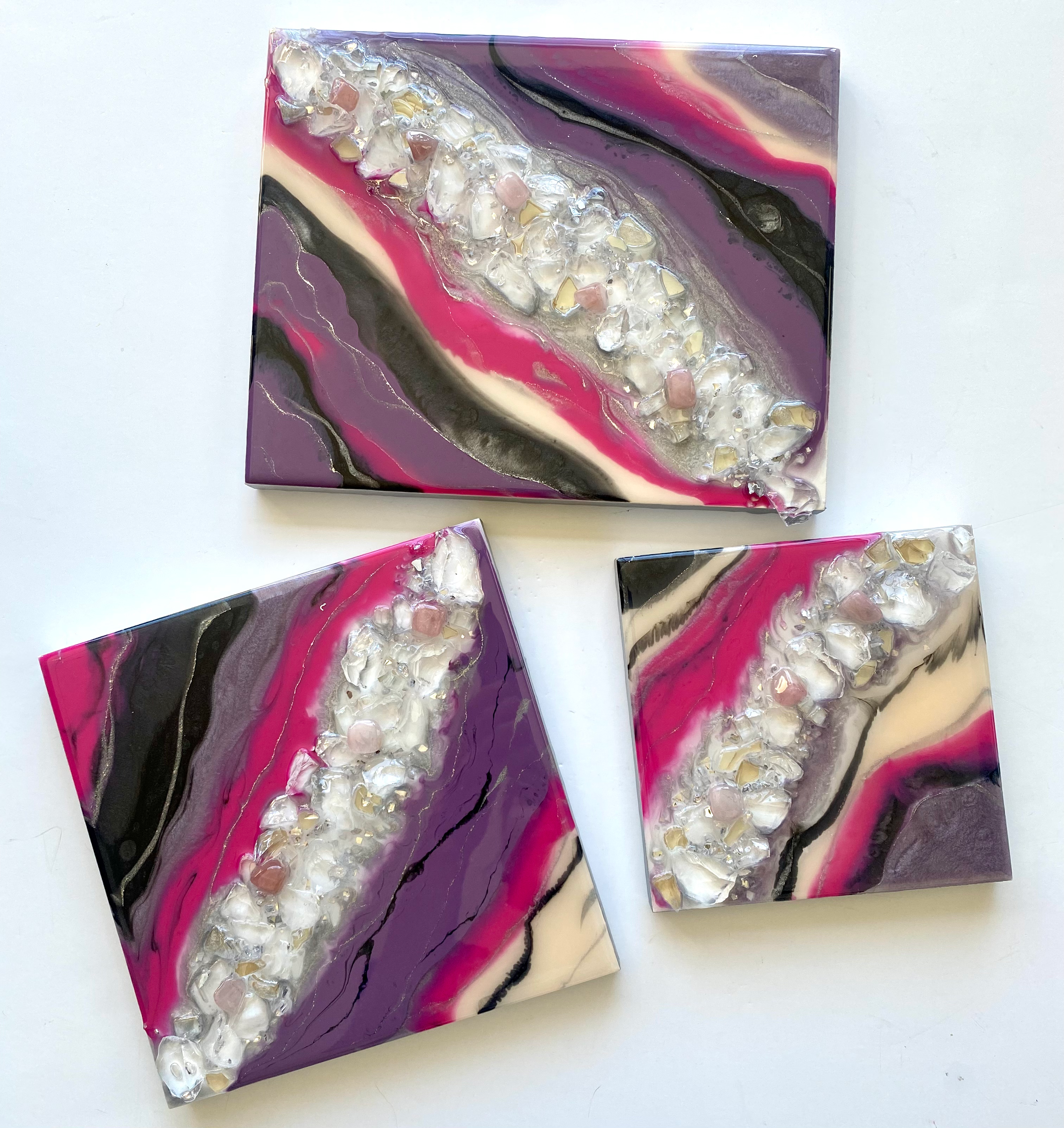 Geode set of 3