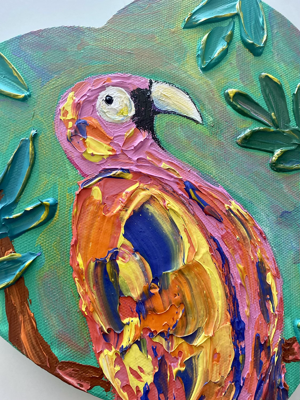 Thumbnail: 3D Parrot 🦜painting, variations 