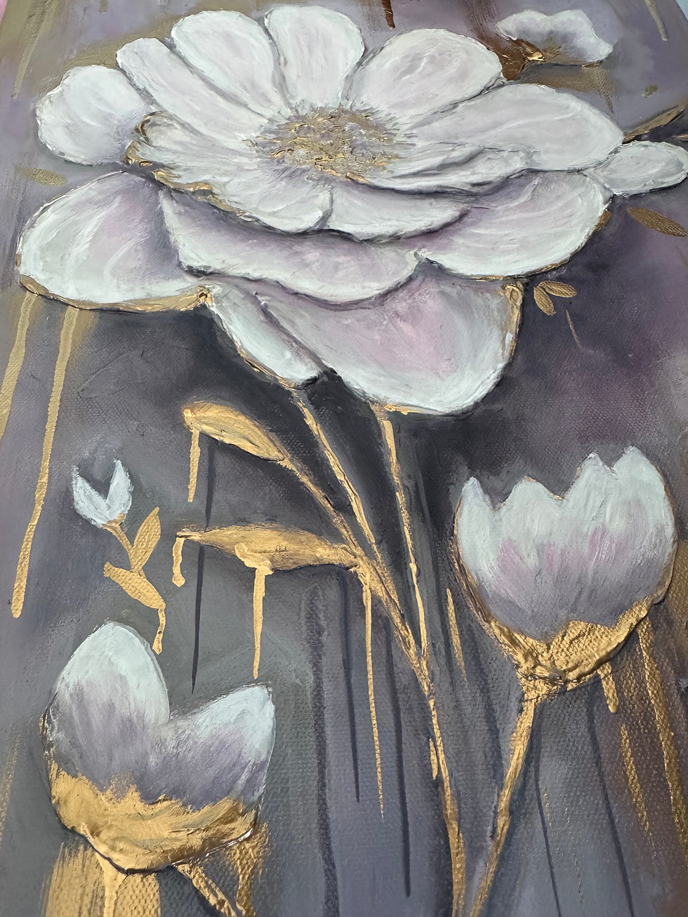 Thumbnail: Flower Triptych 14*18in each piece
