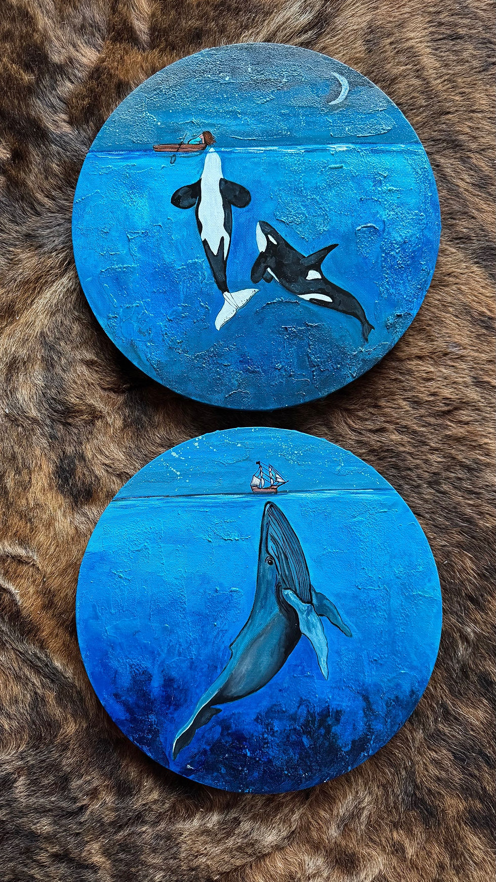 Thumbnail: I C U (whale) 12*12in 