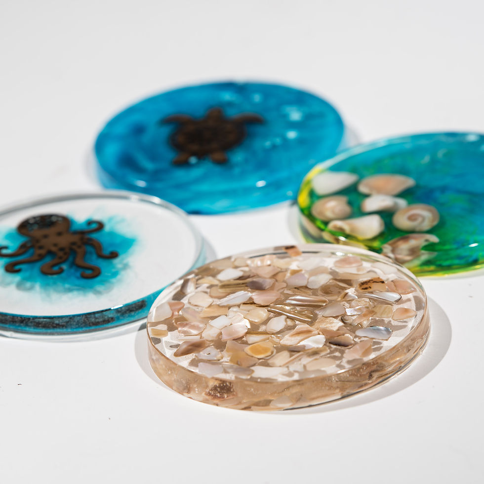Thumbnail: Coasters, set of 4