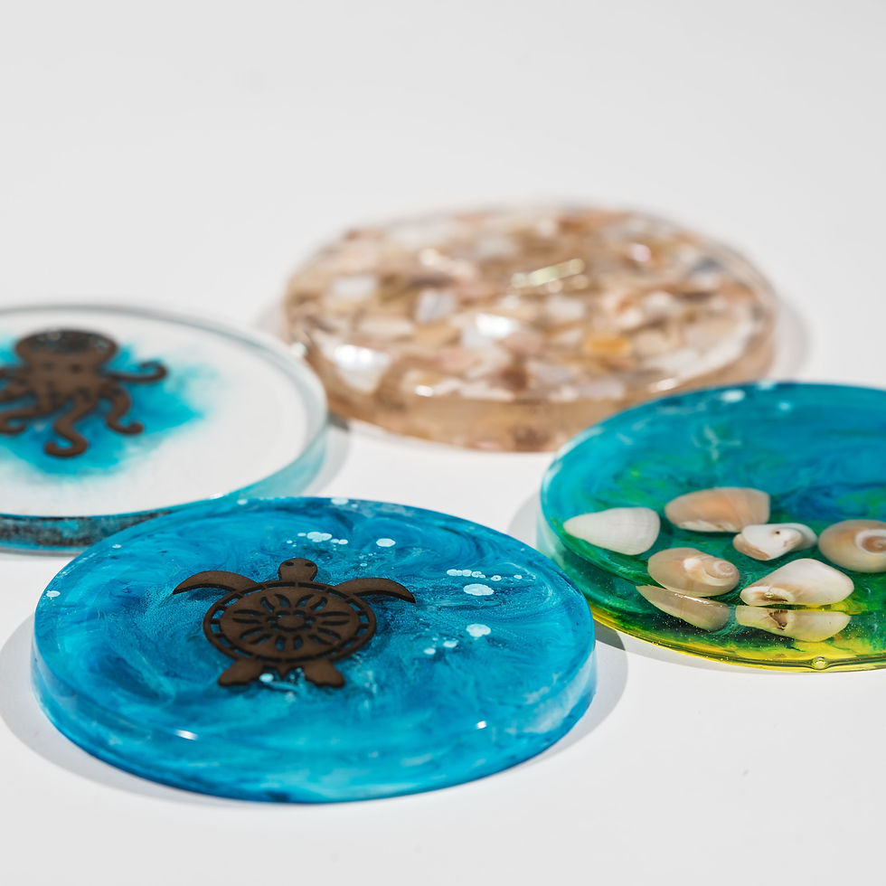 Thumbnail: Coasters, set of 4