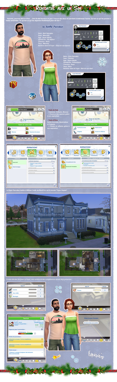 Amaz' - Rencontre avec un Sim ... La Famille Pancakes