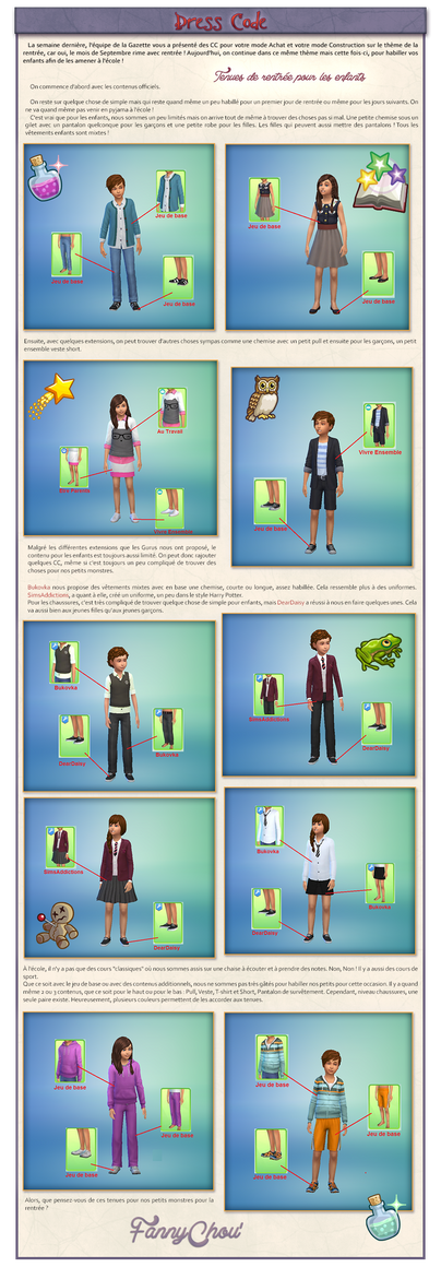 Amaz' - Dress Code : Tenues de rentrée pour les enfants