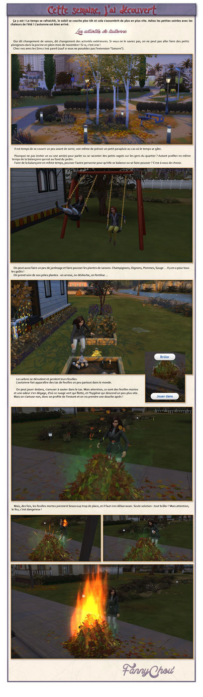 Amaz' - Cette semaine, j'ai découvert les activités de l'automne