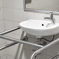 Accessible bathroom sink