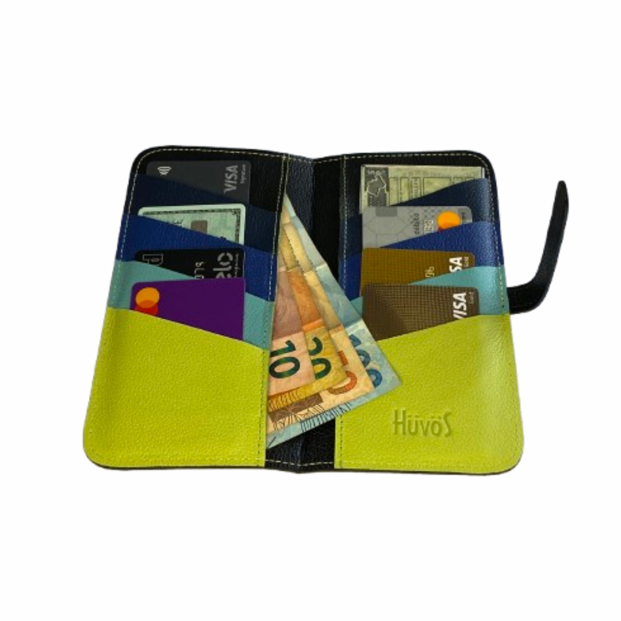 CARTEIRA PAVÃO MULTI CARTÕES PRETA