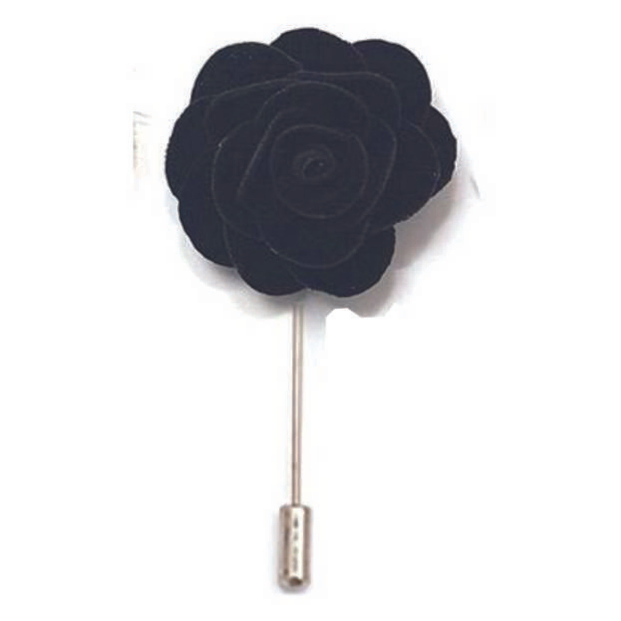FLOR ALFINETE ROSA NEGRA