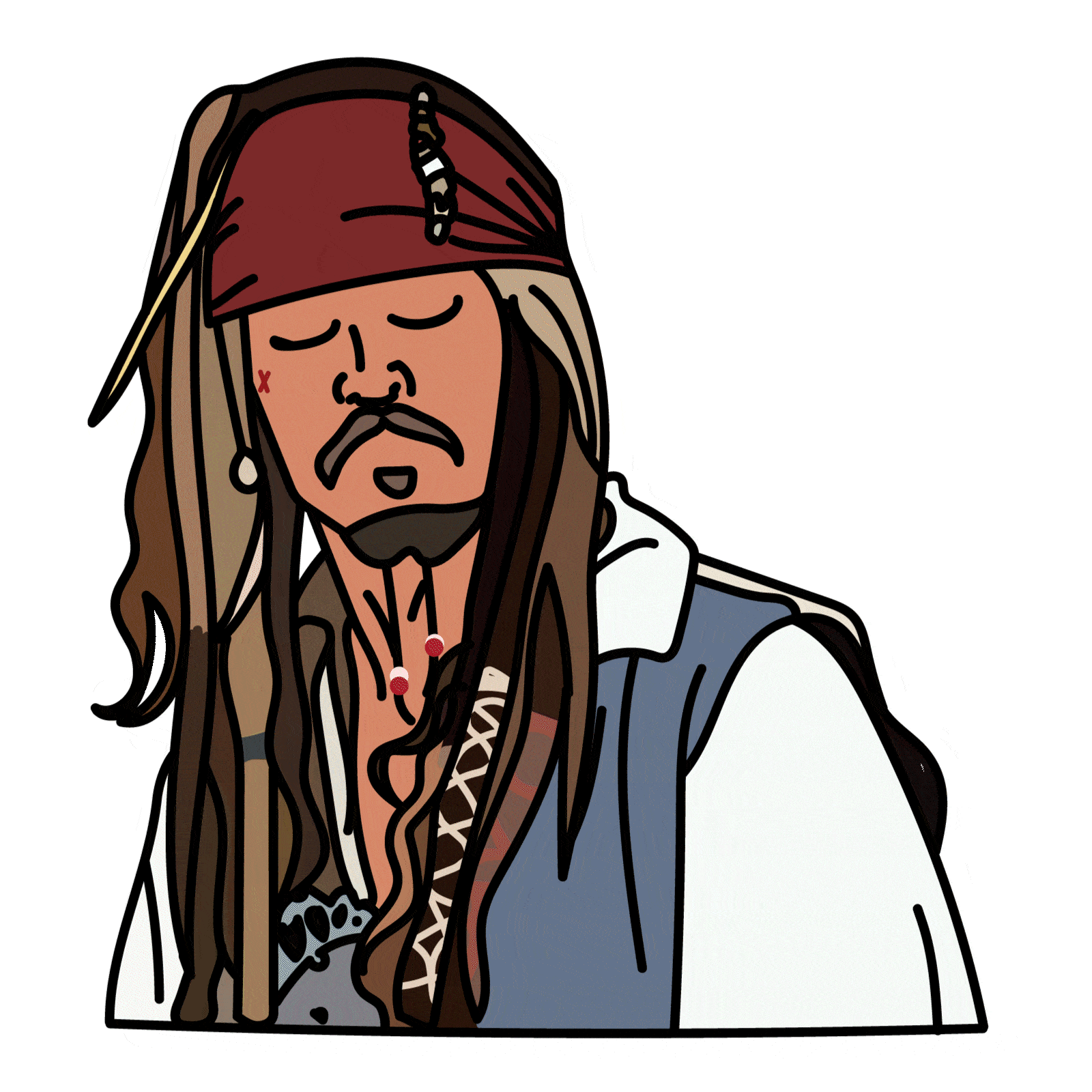 Jack Sparrow Sticker.gif