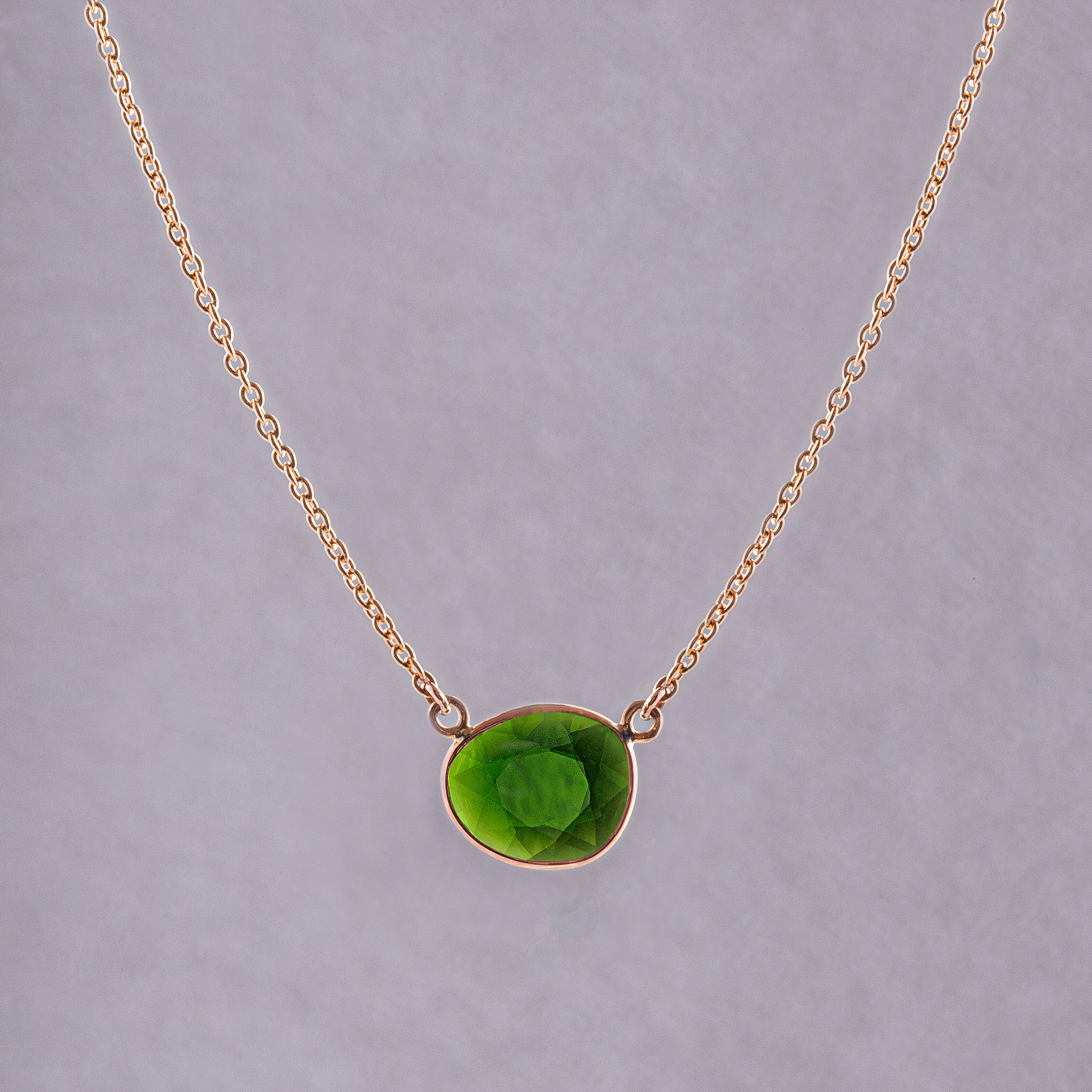 Collier Lanta tourmaline verte