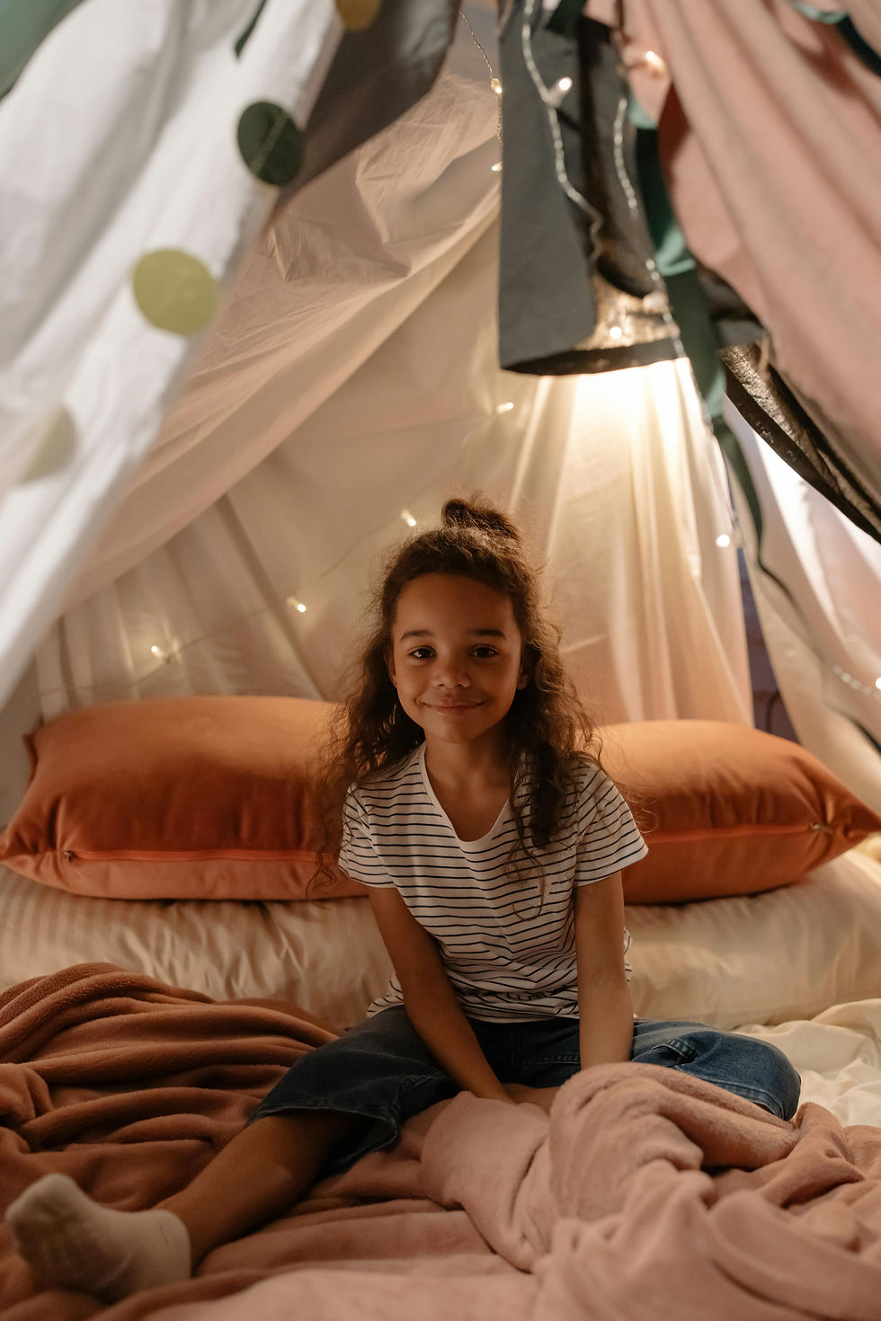 Photo by cottonbro studio: https://www.pexels.com/photo/a-girl-in-a-tent-6668280/