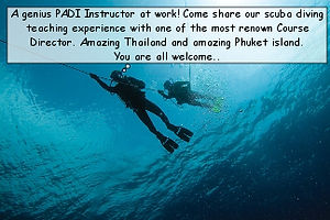 GoPro PADI IDC in Thailand | Alain Barrat during an Instructor Development Course in Phuket | oxybullesdiving Rawai