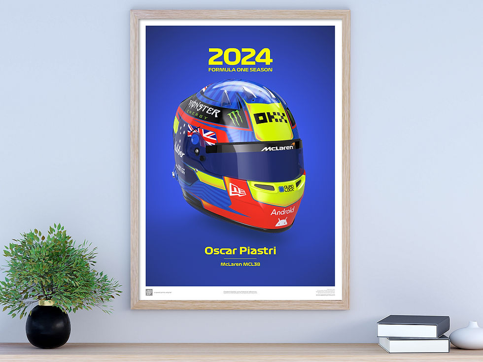 Thumbnail: Oscar Piastri 2024 Helmet Print