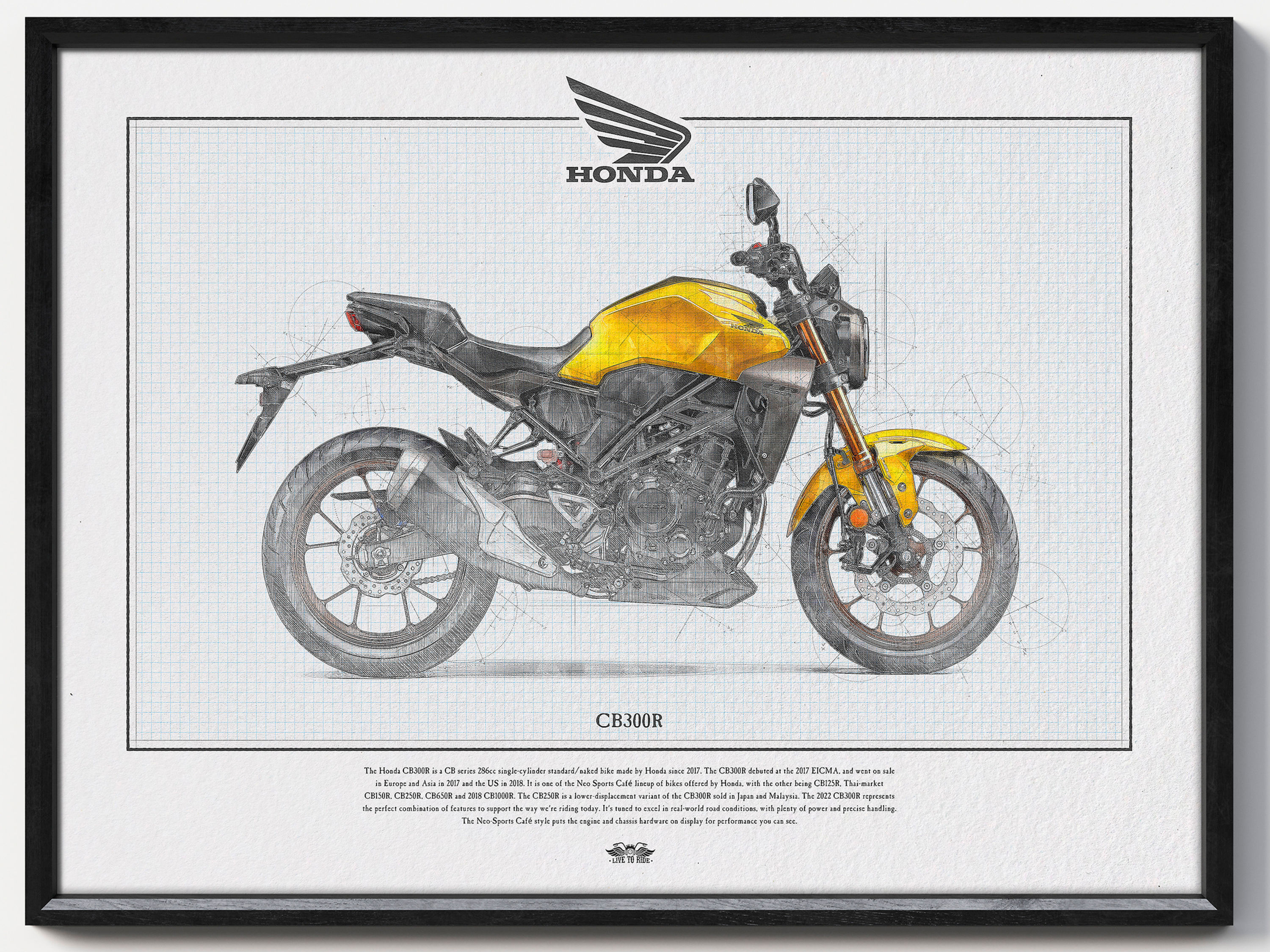 Honda CB300R Yellow