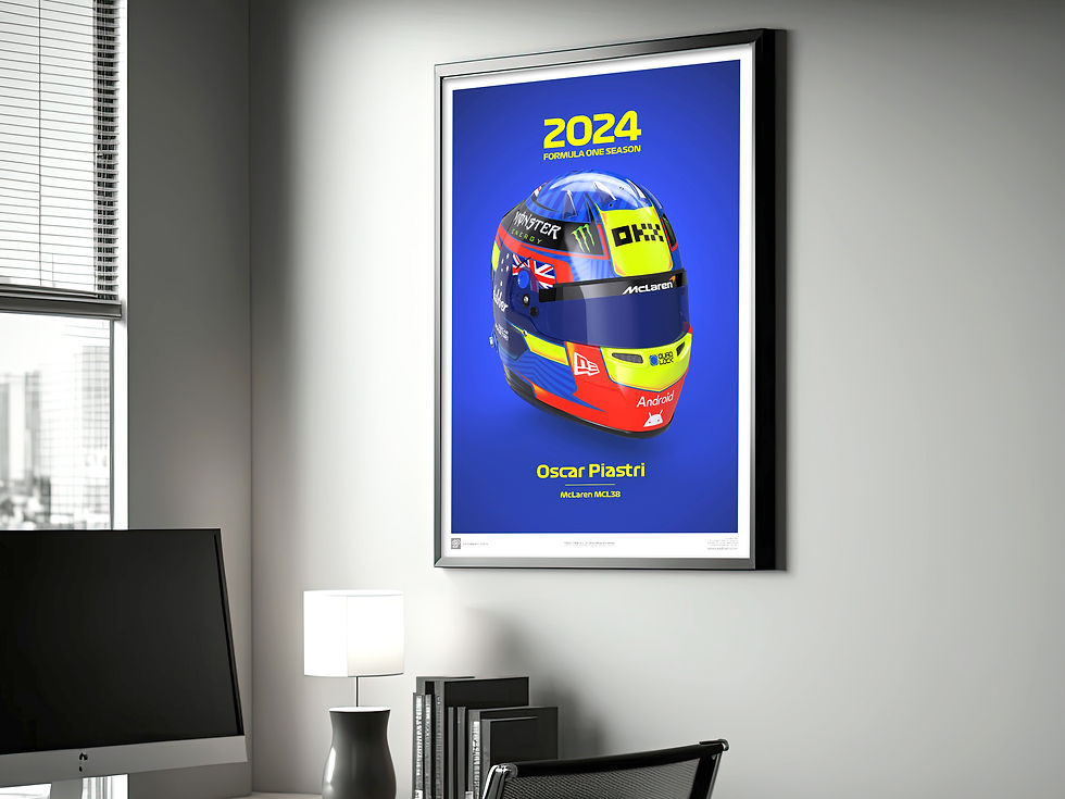 Thumbnail: Oscar Piastri 2024 Helmet Print