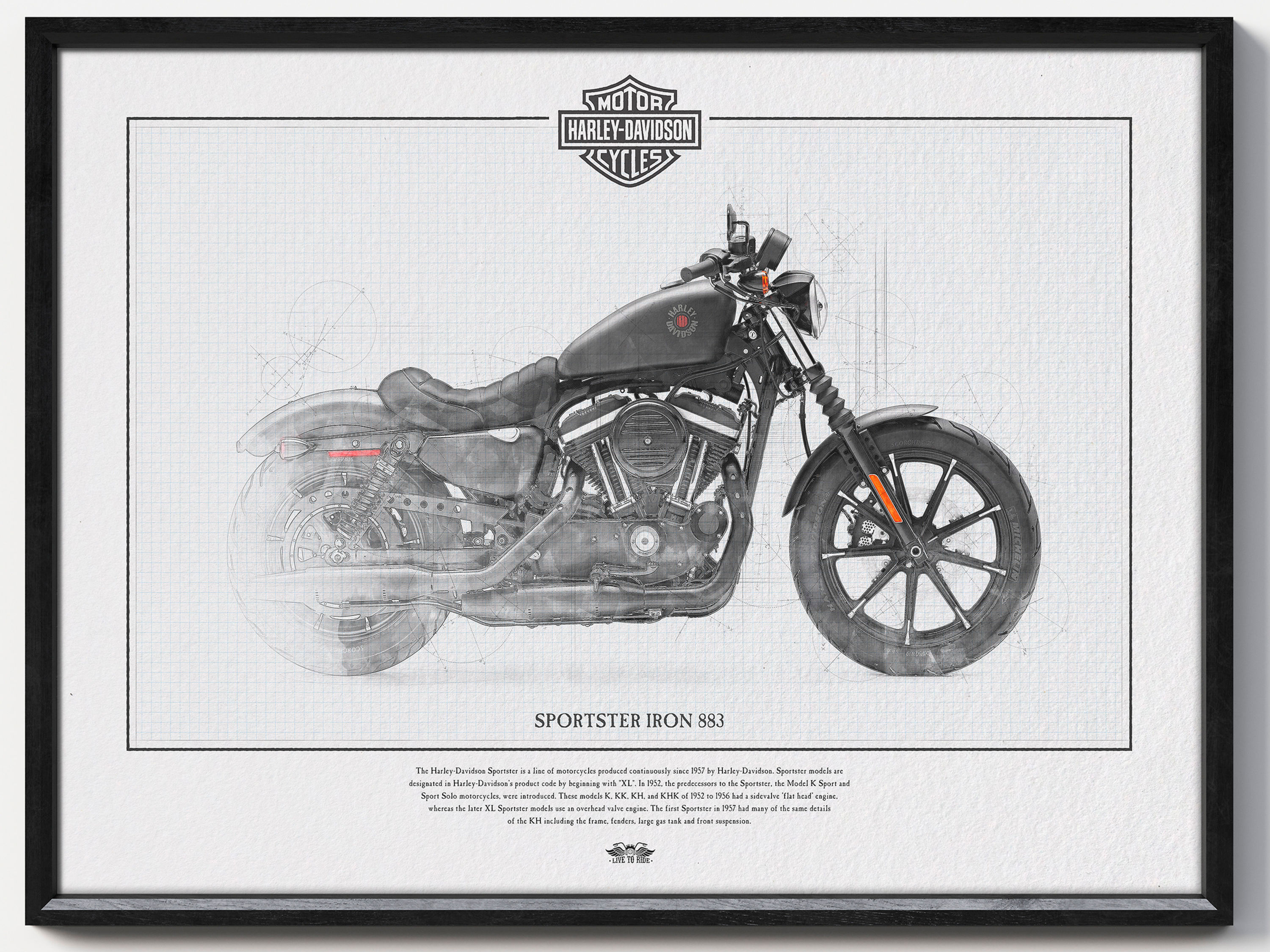Harley Davidson Sportster Iron 883