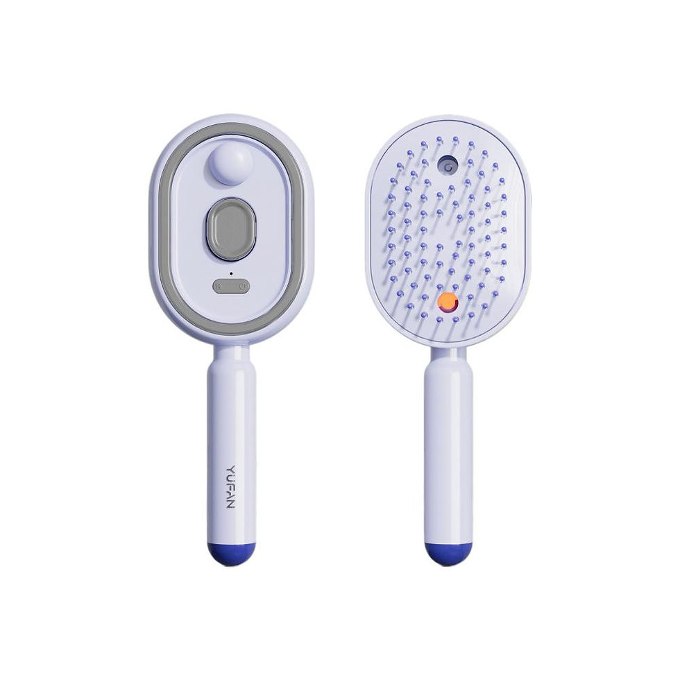Thumbnail: Electric Spray Hair Brush with Water Spray Air Cushions Steam Massage Comb Recha