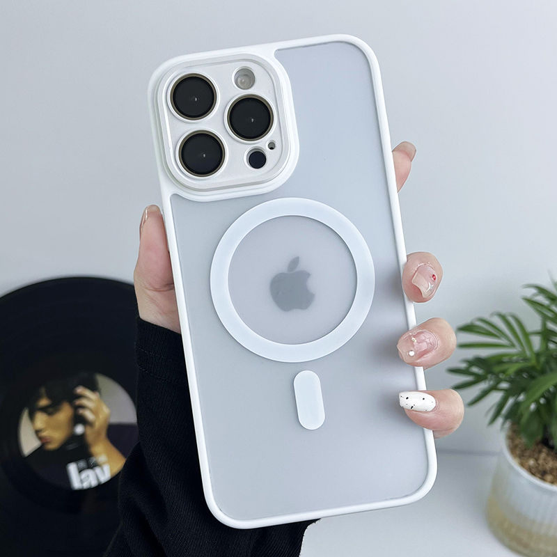 Thumbnail: Matte Magnetic Clear Ultra Thin Slim Phone Case for Iphone 11 12 13 14 15 Pro Ma