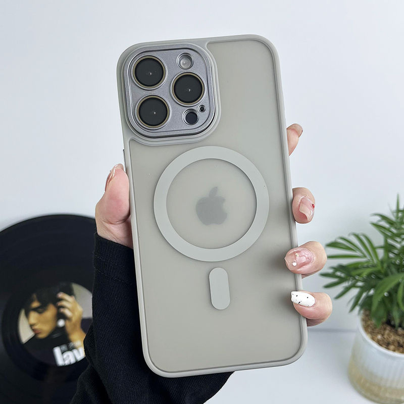 Thumbnail: Matte Magnetic Clear Ultra Thin Slim Phone Case for Iphone 11 12 13 14 15 Pro Ma