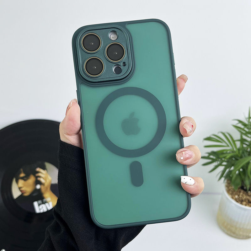 Thumbnail: Matte Magnetic Clear Ultra Thin Slim Phone Case for Iphone 11 12 13 14 15 Pro Ma