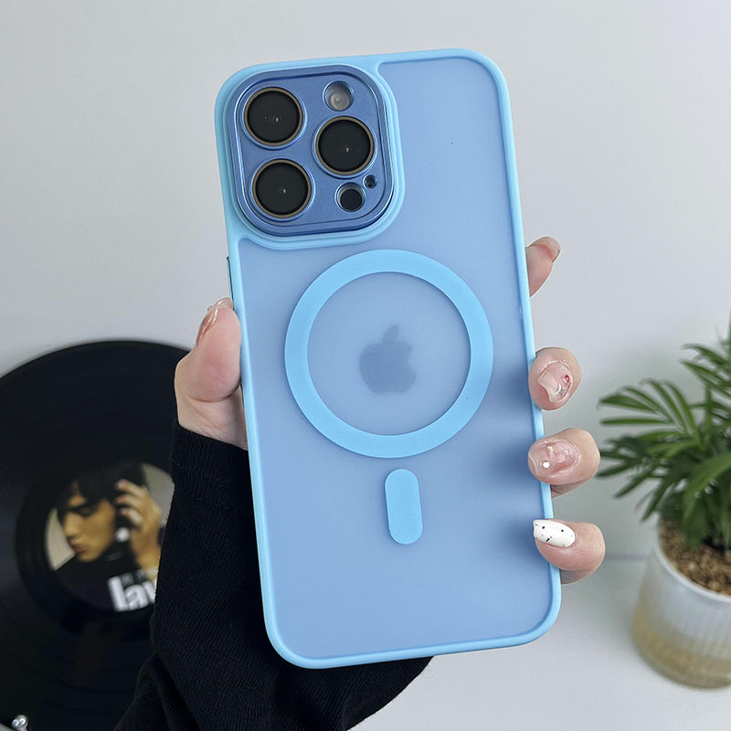 Thumbnail: Matte Magnetic Clear Ultra Thin Slim Phone Case for Iphone 11 12 13 14 15 Pro Ma