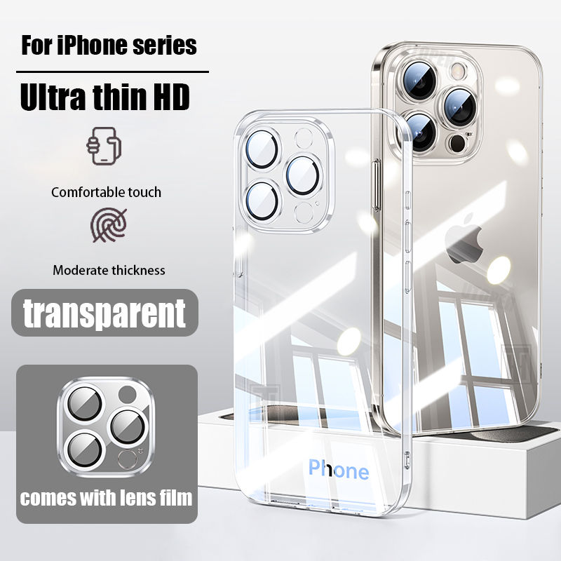 Miniatura: Capinha de Silicone TPU Transparente - Compatível com Toda Linha iPhone