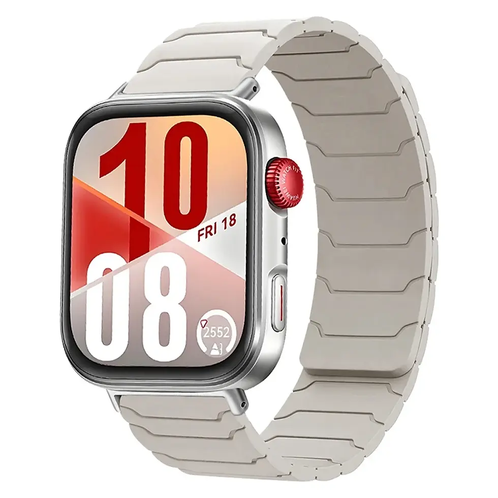 Miniatura: Pulseira Esportiva de Silicone Magnética - Compatível com Huawei Watch Fit