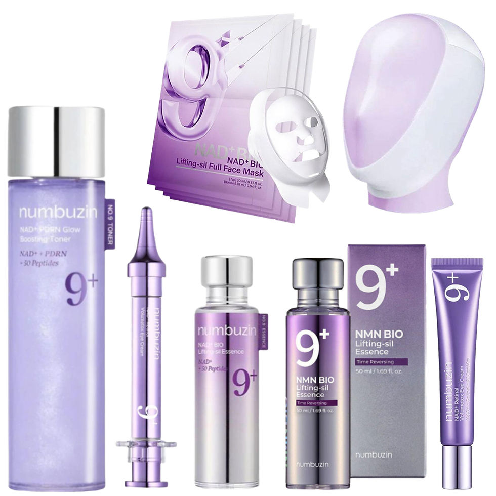 Thumbnail: Numbuzin NO.9 Nad+skincare Set - Retinal Volumetox Eye Cream, PDRN Glow Boosting