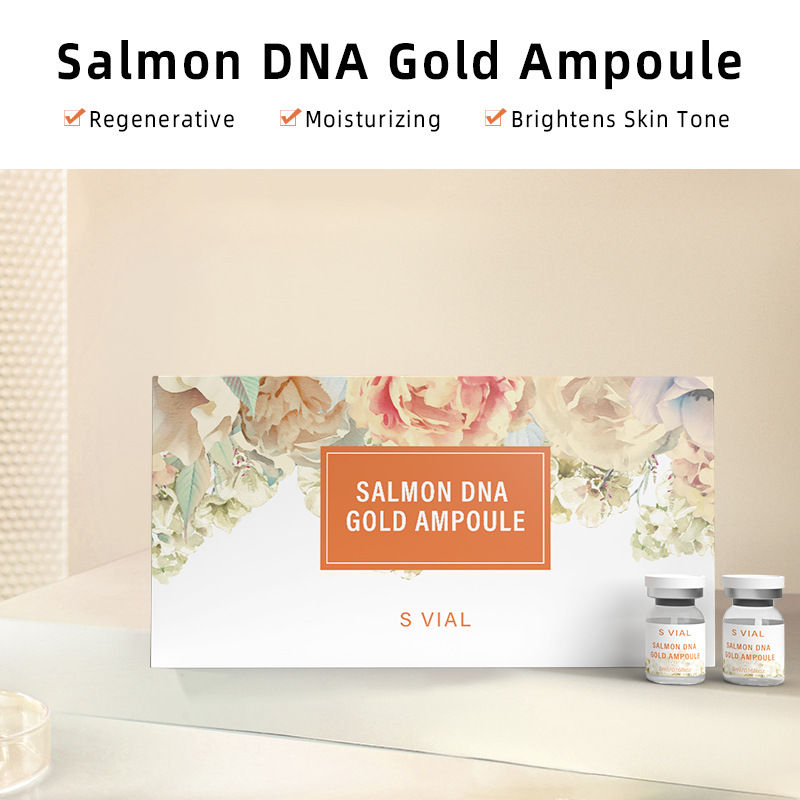 Thumbnail: 5ml High Salmon DNA Gold Ampoule Skin Booster Serum BB Cream Glow Beginner Start