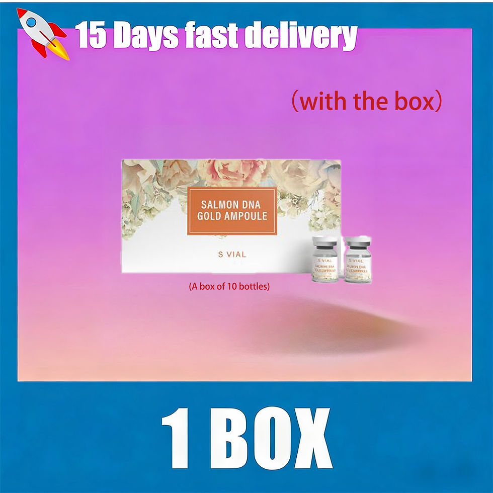 Thumbnail: 5ml High Salmon DNA Gold Ampoule Skin Booster Serum BB Cream Glow Beginner Start