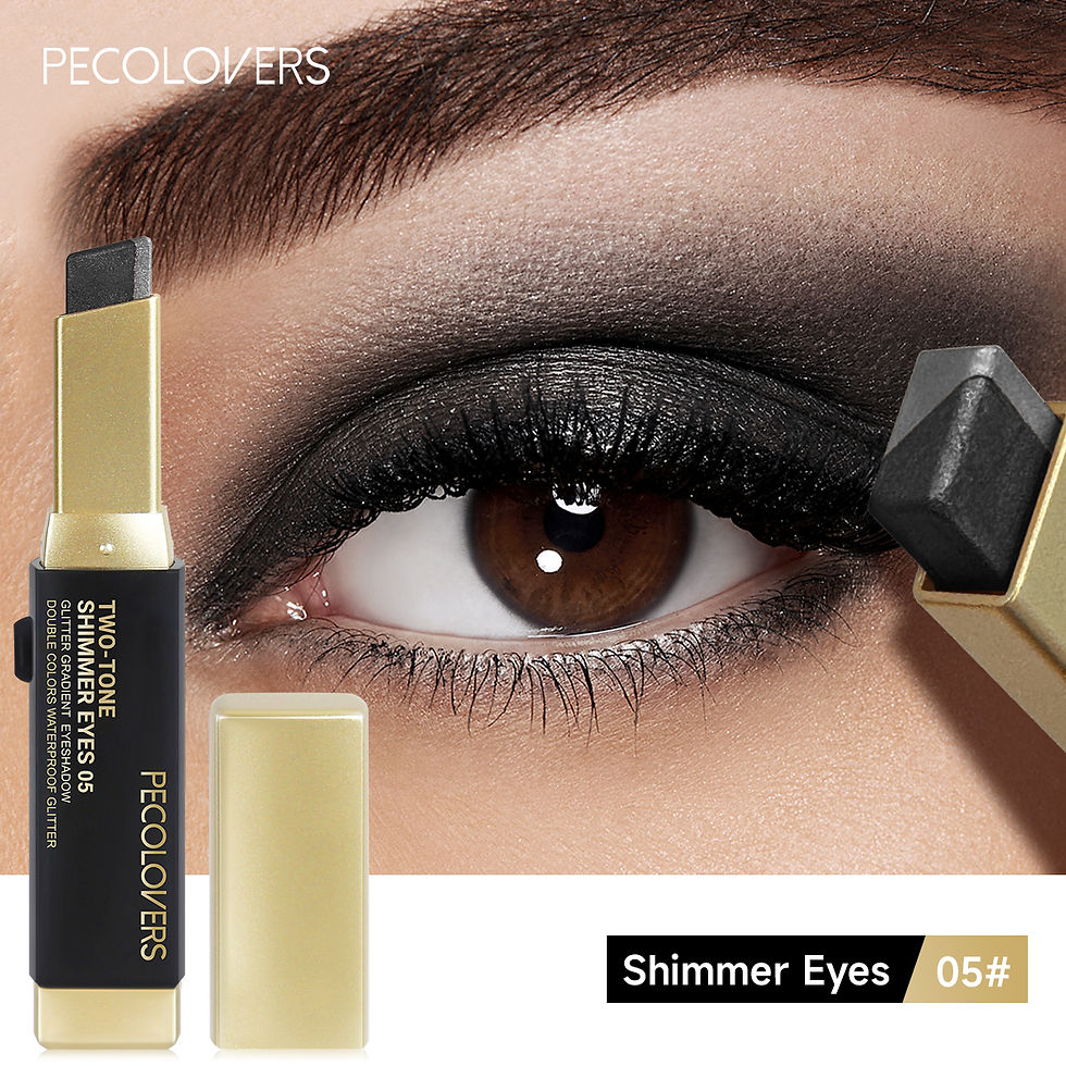 Thumbnail: Double Color Eyeshadow Stick Glitter Highlight Shadow Stick Eye Makeup Waterproo