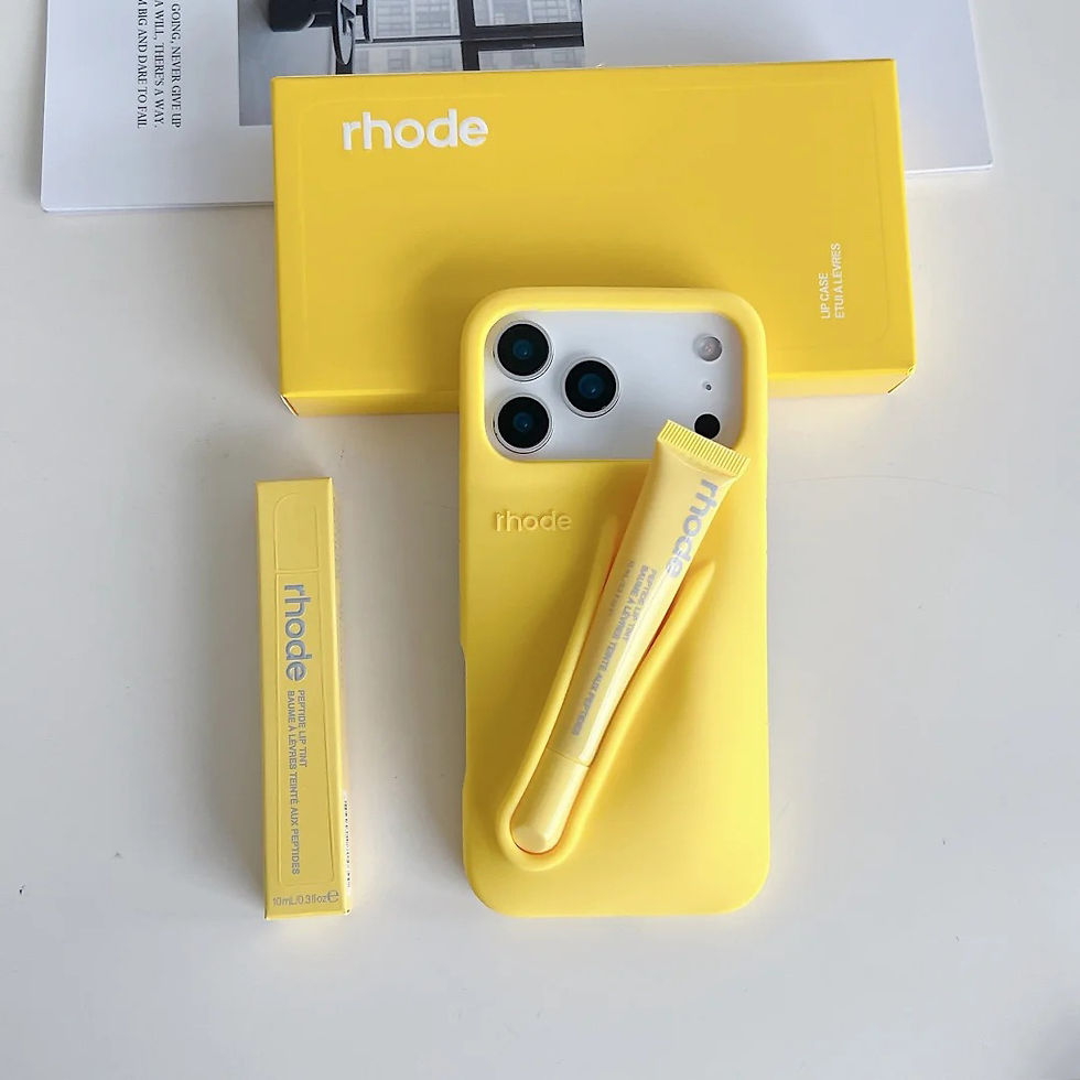 Miniatura: Capinha de Celular com Suporte para Gloss e Batom, Silicone Protetor