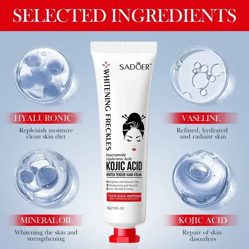 Thumbnail: SADOER Kojic Acid Hand Cream Moisturizing Nourishing Brightening Hydrating Hand