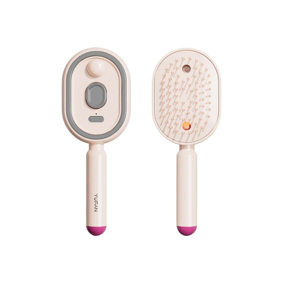 Thumbnail: Electric Spray Hair Brush with Water Spray Air Cushions Steam Massage Comb Recha