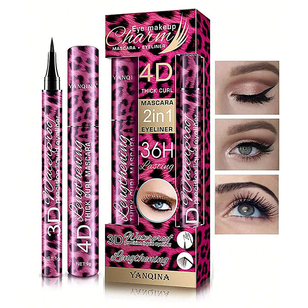 Thumbnail: Yanqina Liquid Eyeliner Pencil 4D Waterproof Mascara Set Cosmetics Eye Liner Thi