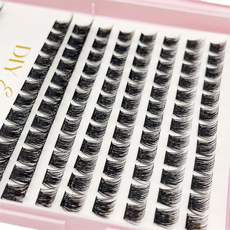Thumbnail: Eyelash Extension Kit - Individual Eyelashes Set, D-Curl, Multiple Lengths, Odor
